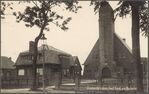 Kerk en pastorie
<br/>
www.dekerkonderdendam.nl, rond 1950